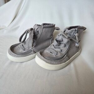 Billy Footwear Toddler Shoes Size 7 Gray Zip Sneakers Adaptive